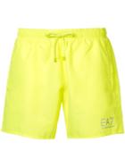 Ea7 Emporio Armani Woven Swim Shorts - Yellow