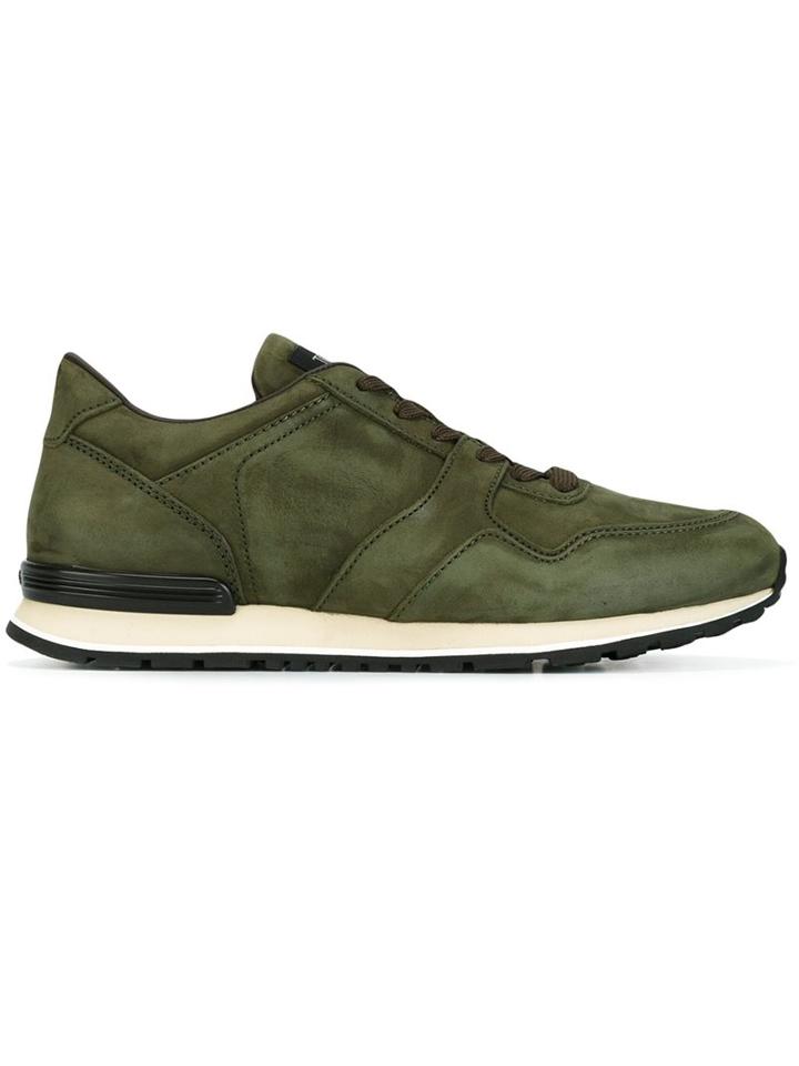 Tod's Ankle Contrast Detail Sneakers