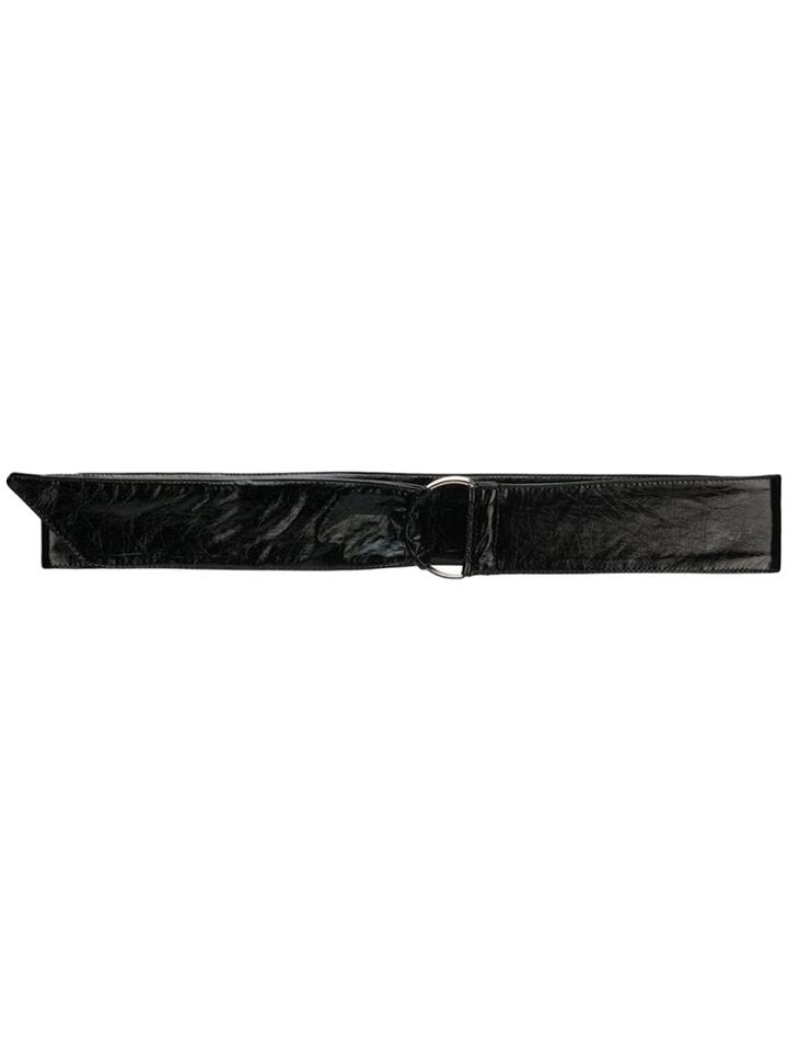 Federica Tosi Vinyl Belt - Black