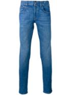 Gucci Web Trim Jeans, Men's, Size: 30, Blue, Cotton/spandex/elastane