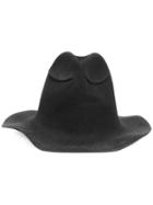 Reinhard Plank 'spaventa' Hat, Adult Unisex, Size: Xl, Black, Rabbit Fur Felt