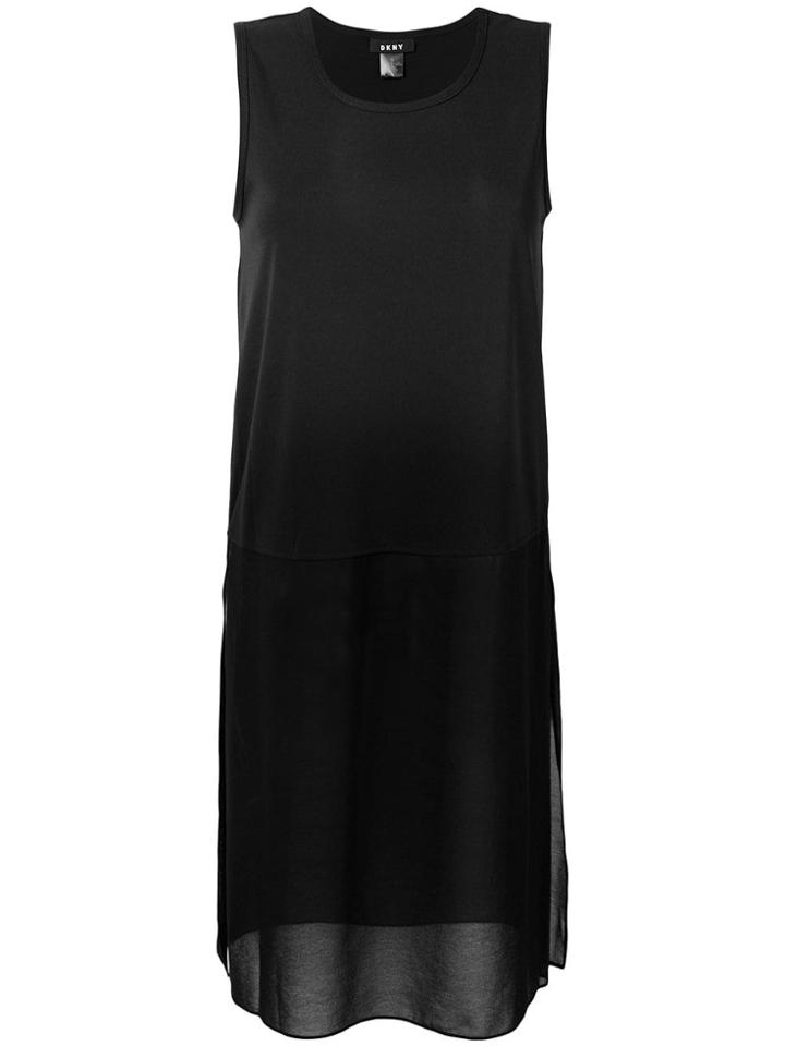 Dkny Long Sleeveless T-shirt - Black