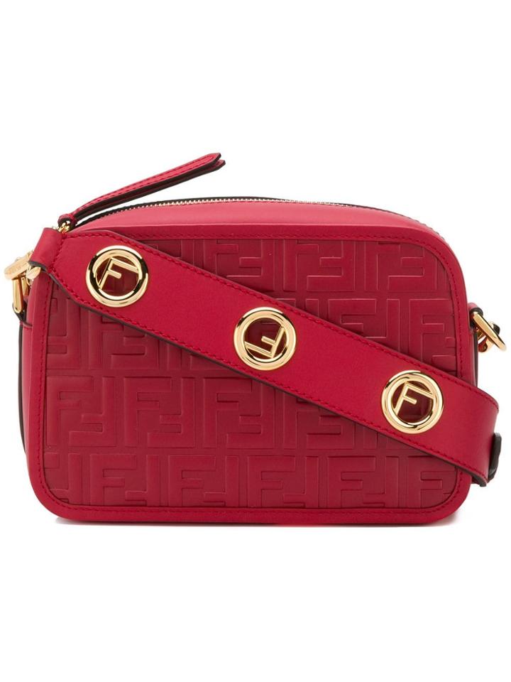 Fendi Ff Camera Logo Bag - Red