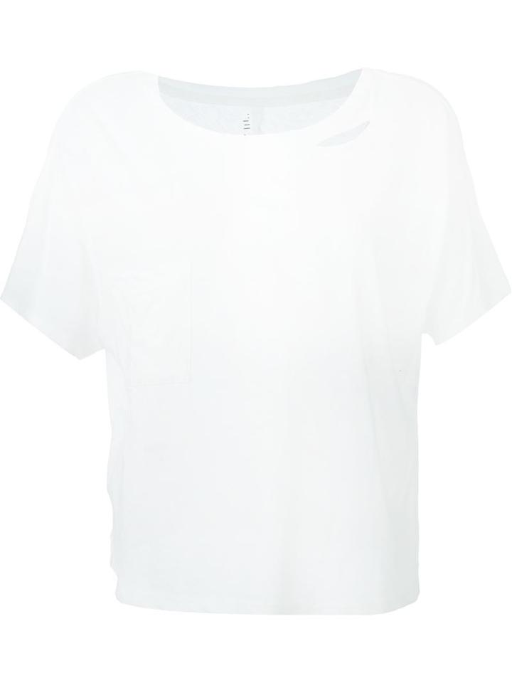 Unravel Project Destroyed T-shirt, Women's, Size: Medium, White, Cotton/polyester