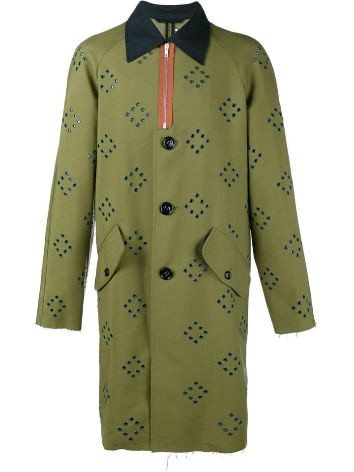 Raf Simons Eyelet Canvas Coat