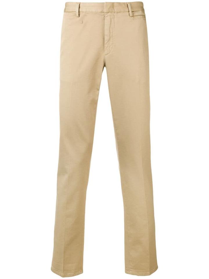 Prada Classic Straight Leg Chinos - Neutrals