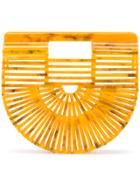 Cult Gaia Mini Ark Clutch Bag - Yellow & Orange