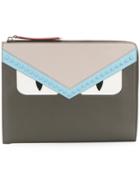 Fendi Monster Eyes Studded Clutch - Multicolour