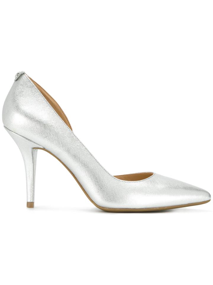 Michael Michael Kors Pointed Toe Pumps - Metallic