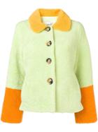 Saks Potts Lime Green Wool Jacket