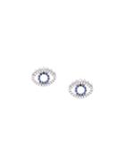 Kenzo Eye Earrings, Women's, Metallic, Silver/ruthenium