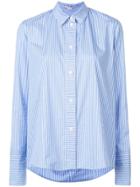 Stella Mccartney Boxy Striped Shirt - Blue