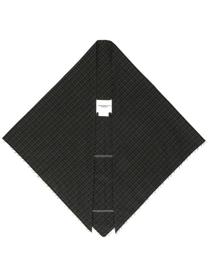 Takahiromiyashita The Soloist Grunge Print Scarf - Green