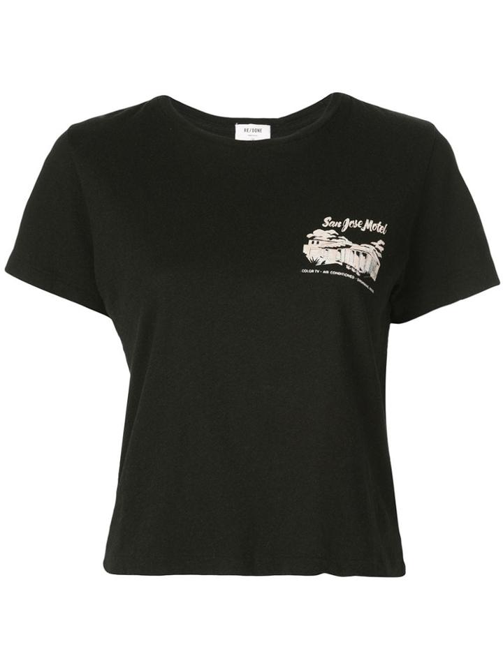 Re/done Short Sleeved T-shirt - Black