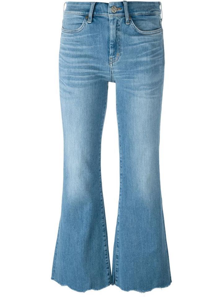 Mih Jeans Lou Flared Jeans, Women's, Size: 29, Blue, Cotton/polyester/spandex/elastane
