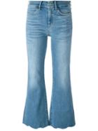 Mih Jeans Lou Flared Jeans, Women's, Size: 29, Blue, Cotton/polyester/spandex/elastane