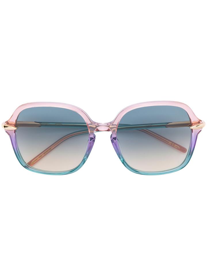 Pomellato Oversized Square Frame Sunglasses - Multicolour