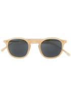 Lesca Round Frame Sunglasses - Yellow & Orange