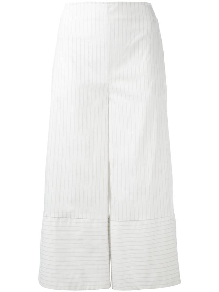 Toteme - Elisa Pants - Women - Cotton/nylon/polyester/spandex/elastane - L, White, Cotton/nylon/polyester/spandex/elastane