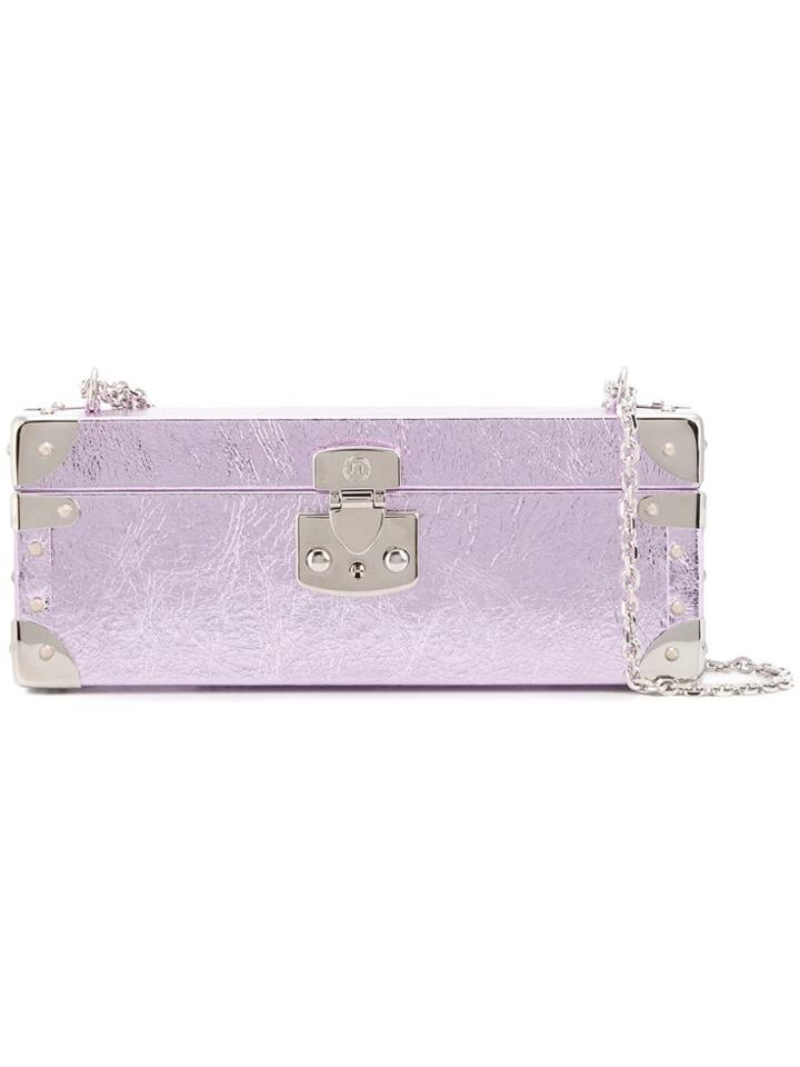 Luis Negri Large Bauletto Clutch - Pink