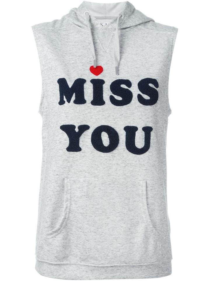 Zoe Karssen Miss You Sleeveless Hoodie
