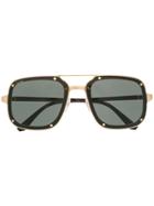 Cartier Square Tinted Sunglasses - Brown