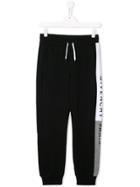 Givenchy Kids Teen Logo Print Sweatpants - Black