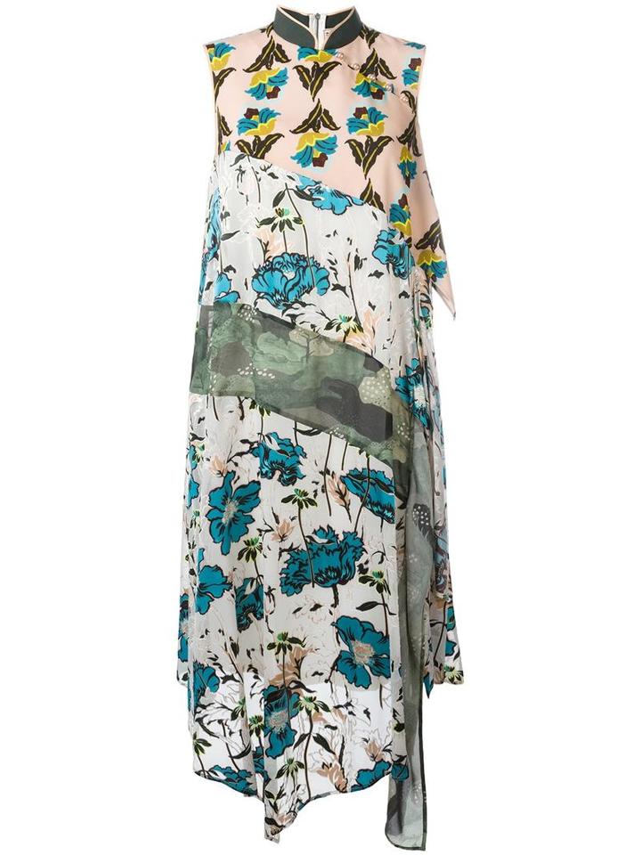 Antonio Marras Floral Print Dress, Women's, Size: 42, Viscose/polyester/polyamide/acetate
