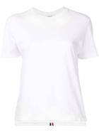 Thom Browne Rwb Stripe Piqué T-shirt - White