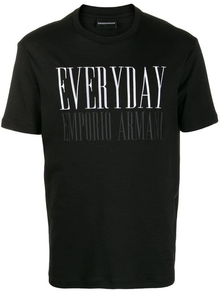 Emporio Armani Everyday Print T-shirt - Black