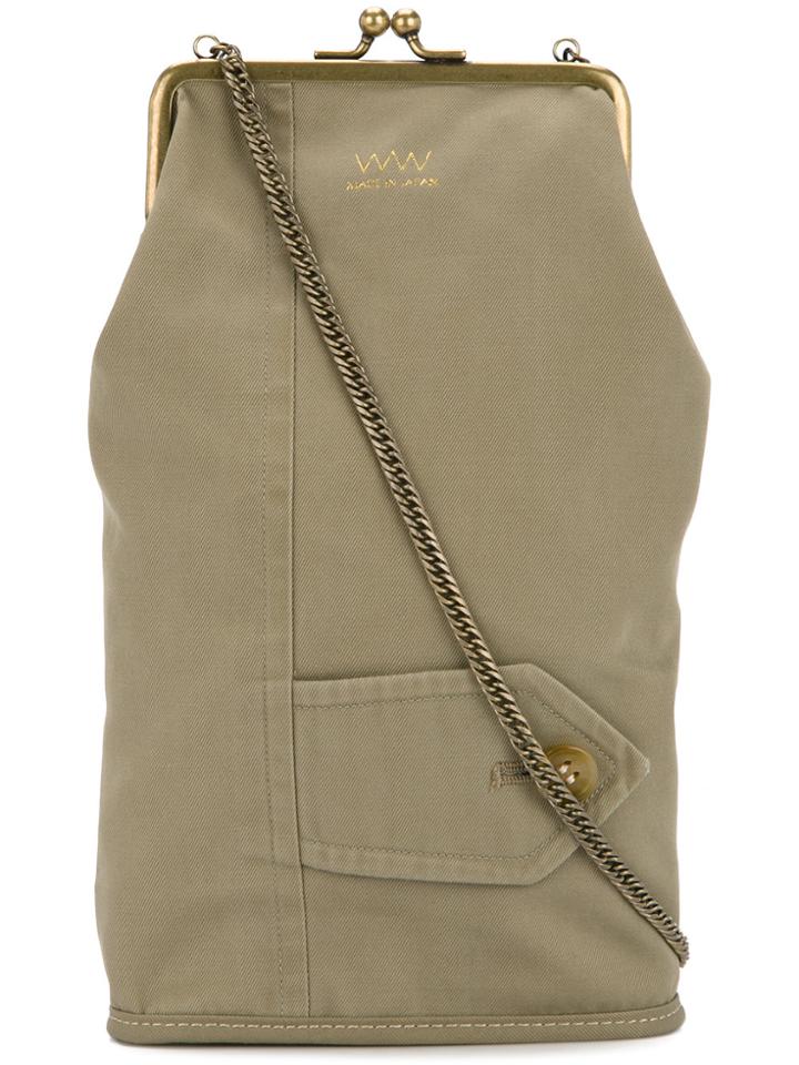 Waccowacco Hasp Shoulder Bag - Green