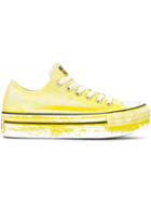 Converse Painted Effect Flatform Sneakers