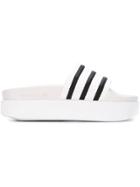 Adidas 'adilette Bold' Sliders - White