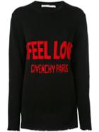 Givenchy - Intarsia Sweater - Women - Cotton - Xs, Black, Cotton