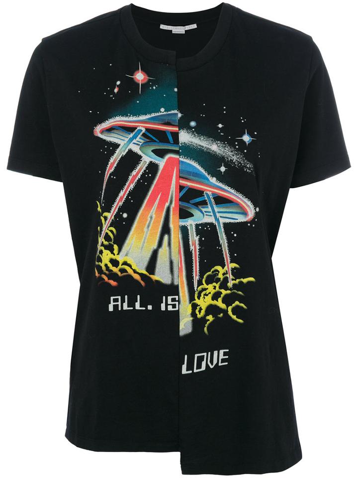 Stella Mccartney - All Is Love T-shirt - Women - Cotton - 36, Black, Cotton