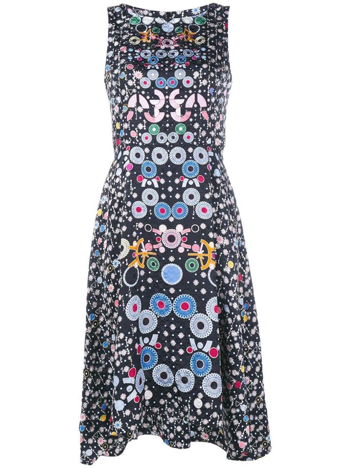 Peter Pilotto Geometric Handkerchief Hem Dress - Black