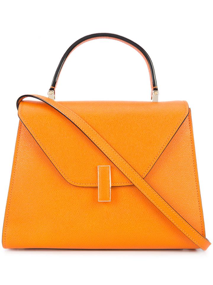 Valextra Foldover Tote - Yellow & Orange