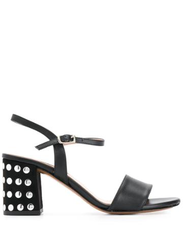 Albano Studded Sandals - Black