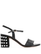 Albano Studded Sandals - Black