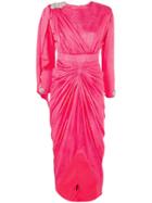 Dodo Bar Or Long Grace Dress - Pink & Purple
