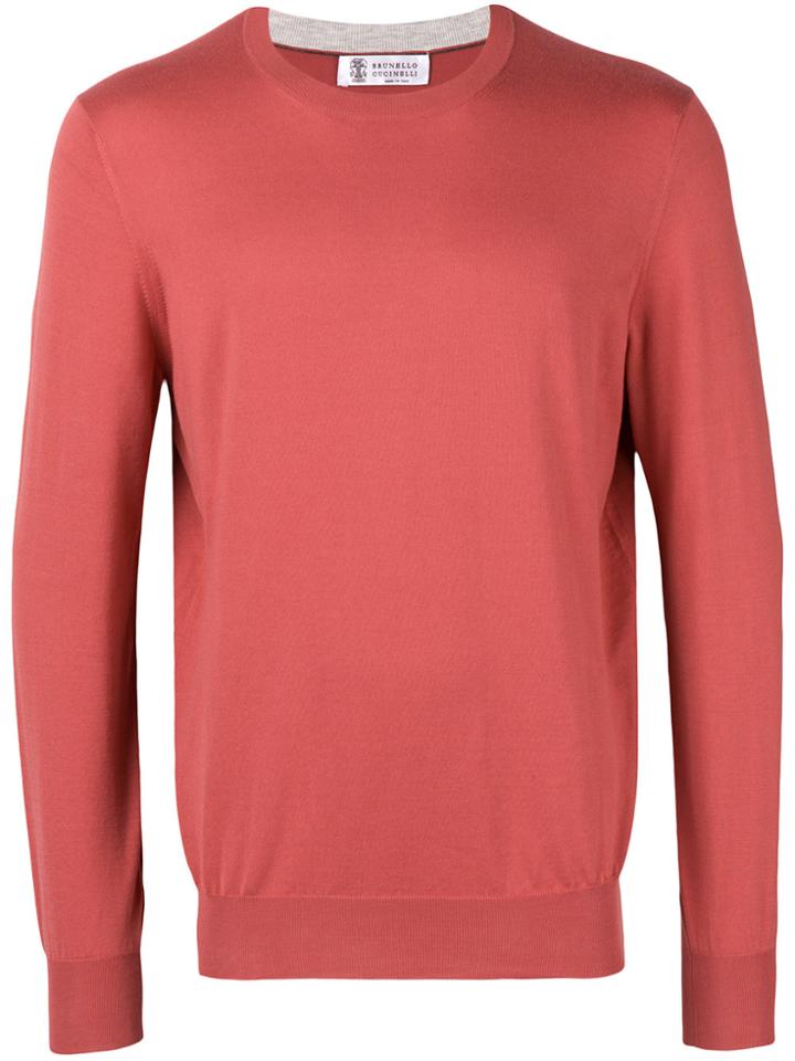 Brunello Cucinelli Lightweight Sweatshirt - Red