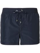 Dolce & Gabbana Short Length Beach Shorts - Blue