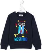 Moschino Kids Robot Print Sweatshirt