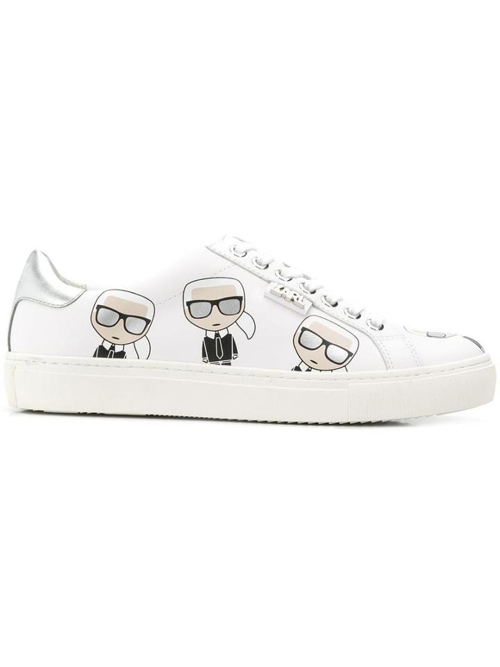 Karl Lagerfeld Kupsole Multikonic Karl Sneakers - White
