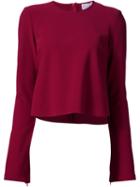 Rebecca Vallance 'bravado' Crop Top, Women's, Size: 8, Red, Polyester