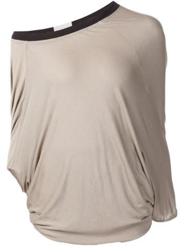 Lost And Found Rooms Stretch Draped Blouse
