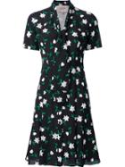 Carolina Herrera Pussy Bow Floral Dress