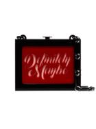 Rei Ne Black Definitely Maybe Light Up Pvc Clutch Bag - Red