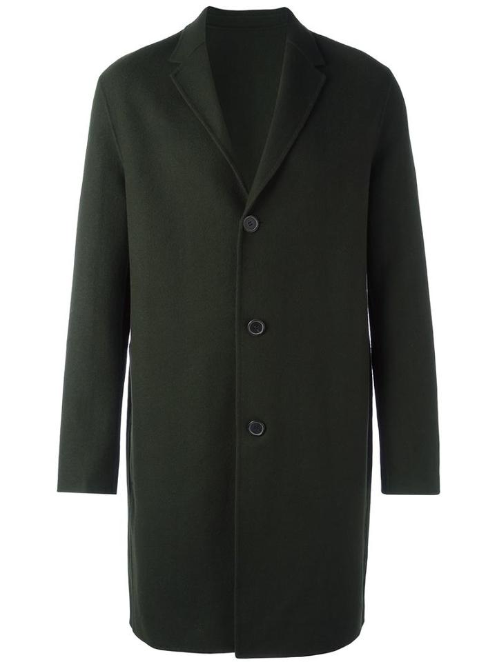 Plac Hand Finished Mid Coat, Men's, Size: Small, Green, Nylon/polyester/wool