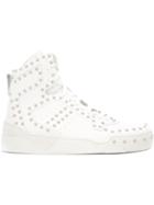Givenchy Tyson Hi-top Sneakers, Men's, Size: 42, White, Calf Leather/rubber/metal Other
